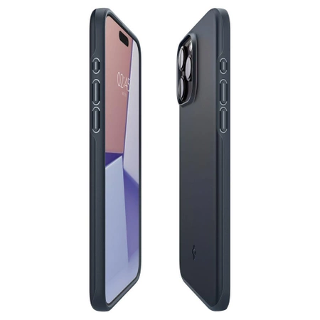 Spigen Thin Fit, metal slate - iPhone 15 Pro