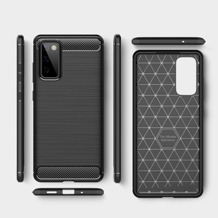 Etui SAMSUNG GALAXY S20 FE / S20 LITE Pancerne Carbon czarne