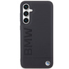 Oryginalne Etui BMW Hardcase BMHCS23FESLLBK do Samsung S23 FE (Leather Hot Stamp / czarny)