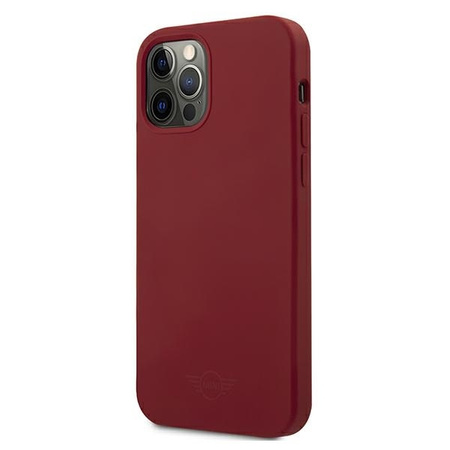 Mini MIHCP12LSLTRE iPhone 12 Pro Max 6,7" czerwony/red hard case Silicone Tone On Tone