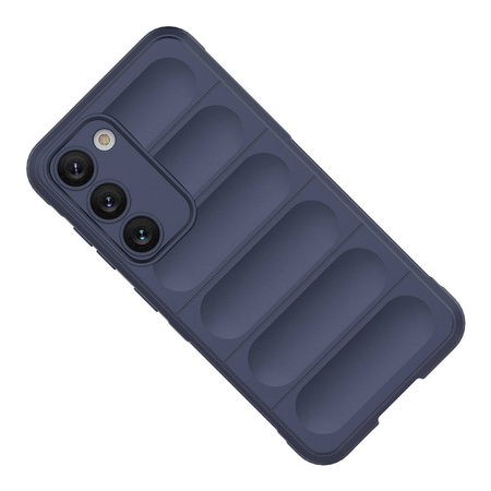 Magic Shield Case für Samsung Galaxy S23+ flexible gepanzerte Hülle blau