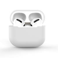 Case für AirPods Pro Silikon-Softcover für Kopfhörer weiß (Case C)