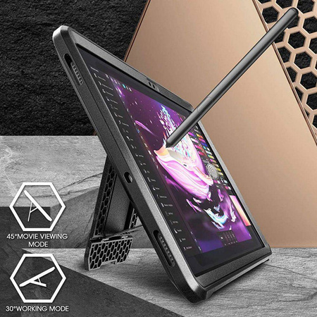 Supcase Unicorn Beetle Pro Galaxy Tab S7+ Plus 12.4 T970/T976 Black