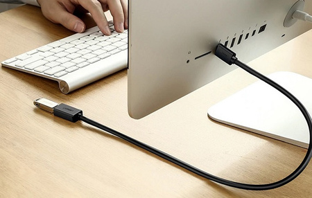 Ugreen kabel przewód przedłużacz przejściówka USB 3.0 (żeński) - USB 3.0 (męski) 1m czarny (10368)