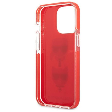 Karl Lagerfeld KLHCP13LTPE2TR iPhone 13 Pro / 13 6,1" hardcase czerwony/red Karl&Choupette Head