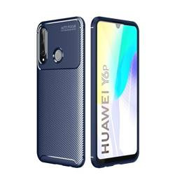 Etui HUAWEI Y6P Pancerne Shockproof Carbon Fiber niebieskie