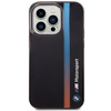 Etui BMW BMHCP14L22HVGV iPhone 14 Pro 6.1" czarny/black IML Tricolor Stripe