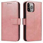 Magnethülle für Xiaomi Redmi Note 12 Hülle mit Flip Wallet Stand Pink