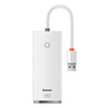 Baseus Lite Series multifunctional HUB 4in1 USB - 4x USB 3.2 gen. 1 25 cm white (WKQX030002)