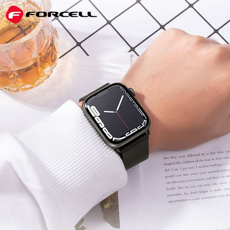 FORCELL F-DESIGN FA03 pasek / opaska do Apple Watch 38/40/41mm zielona