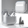 Case for AirPods 2 / AirPods 1 hard and strong cover for headphones transparent (case A)