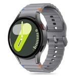 Pasek Tech-Protect Silicone Sport na Samsung Galaxy Watch 4 / 5 / 5 Pro / 6 / 7 / FE - szary