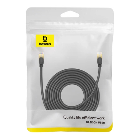 Baseus High Speed ​​Cat 8 40 Gb/s Ethernet cable 8 m - black