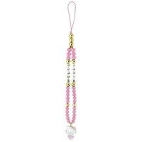 Zawieszka na telefon Hello Kitty Pearls and Beads Kitty Charm - różowa