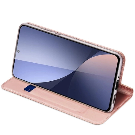 Dux Ducis Skin Pro flip case, wallet and stand for Xiaomi Poco M6 Pro / Redmi 12/12R - pink