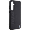 Oryginalne Etui BMW Hardcase BMHCS23FESLLBK do Samsung S23 FE (Leather Hot Stamp / czarny)