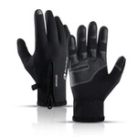 Winter phone sports gloves (size L) - black