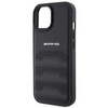 Etui AMG Leather Debossed Lines do iPhone 15 - czarne