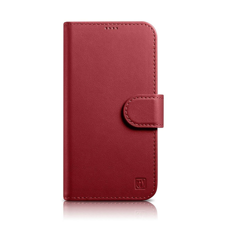 iCarer Wallet Case 2in1 iPhone 14 Plus Flip Leather Cover Anti-RFID red (WMI14220727-RD)