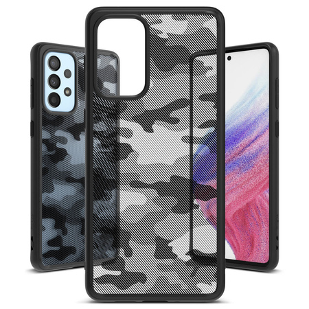 Ringke Fusion Matte tpu case with frame for samsung galaxy a73 black