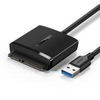 Ugreen adapter przejściówka dysku HDD SSD 2,5'' / 3,5'' SATA III 3.0 - USB 3.2 Gen 1 (SuperSpeed USB 5 Gbps) czarny (60561 CM257)