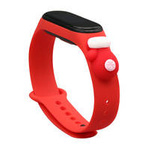 Strap Xmas replacement band strap for Xiaomi Mi Band 4 / Mi Band 3 Christmas holidays red (glove)