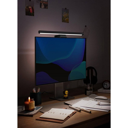 Baseus i-wok2 LED-Lampe für Desktop-Bildschirmbeleuchtung schwarz (DGIW000101)