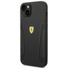 Ferrari nakładka do iPhone 14 Plus 6,7" FEHCP14MRBUK czarna HC Leather Stamp Sides