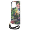 Case IPHONE 13 PRO MAX Guess Hardcase Flower Strap (GUHCP13XHFLSB) blue