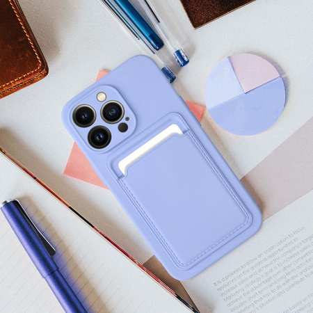 Futerał CARD CASE do XIAOMI Redmi A3 4G fioletowy