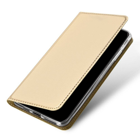 DUX DUCIS Skin Pro kabura etui pokrowiec z klapką iPhone 11 Pro złoty