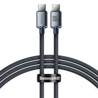 Baseus Crystal Shine Series Fast Charging Data Cable Type-C to Type-C 100W 1.2m Black