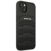 AMG AMHCP14MGSEBK iPhone 14 Plus 6,7" czarny/black hardcase Leather Debossed Lines