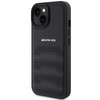 Etui AMG Leather Debossed Lines do iPhone 15 - czarne