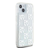 DKNY DKHCP15SLCPEPT iPhone 15 / 14 / 13 6.1" biały/white hardcase Liquid Glitter Multilogo