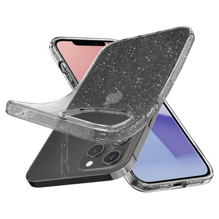 Etui IPHONE 12 / 12 PRO Spigen Liquid Crystal Glitter transparentne