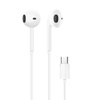 Dudao in-ear headphones with USB Type-C connector white (X3C)