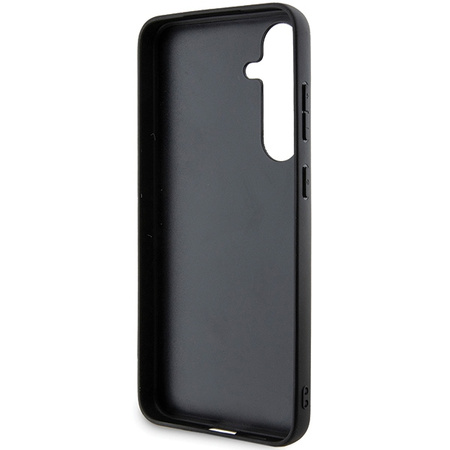 Etui BMW Leather Carbon na Samsung Galaxy S24+ - czarne