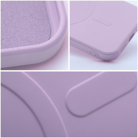 Futerał Silicone Mag Cover kompatybilny z MagSafe do IPHONE 11 PRO MAX różowy