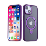 MX KICKSTAND MAGSAFE CIRCLE IPHONE 15 PRO (6.1), PURPLE / FIOLETOWY