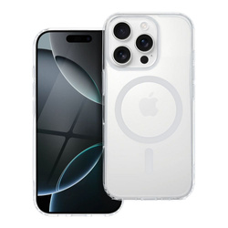 Drop Glue Colorful Ring Mag Cover kompatybilny z MagSafe pasuje do SAMSUNG A16 biały