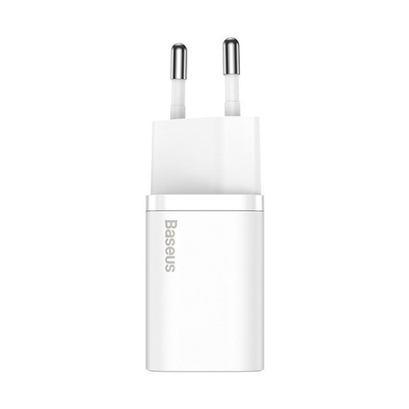 Baseus Super Si 1C szybka ładowarka USB Typ C 30W Power Delivery Quick Charge biały (CCSUP-J02)