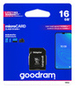 Goodram Microcard 16 GB karta pamięci micro SD HC UHS-I class 10, adapter SD (M1AA-0160R12)