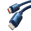 Baseus Crystal Shine Series Fast Charging Data Cable Type-C to iP 20W 2m Blue