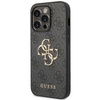 Etui Guess 4G Big Metal Logo na iPhone 15 Pro - szare