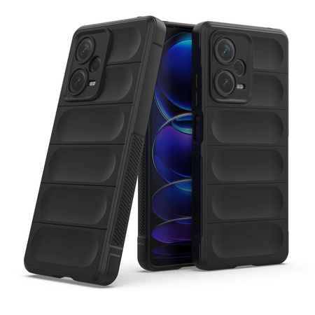 Magic Shield Case etui do Xiaomi Redmi Note 12 Pro+ elastyczny pancerny pokrowiec czarne