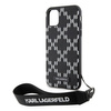 Karl Lagerfeld KLHCN61SAKLMBSK iPhone 11 / Xr  6.1" czarny/black hardcase Monogram Losange Saffiano