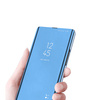 Clear View Case cover for Samsung Galaxy A24 4G flip cover blue