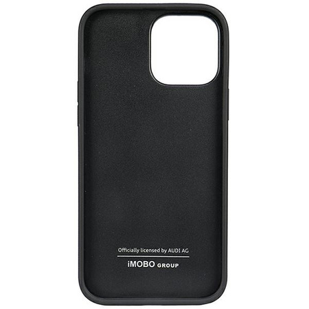 Audi Kunstleder iPhone 13 Pro Max 6,7&quot; schwarz/schwarz Hardcase AU-TPUPPCIP13PM-TT/D1-BK