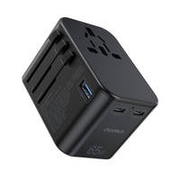 Choetech gaN 2 x USB Type C / USB 65W Power Delivery Fast Charger Black (PD5009-BK)